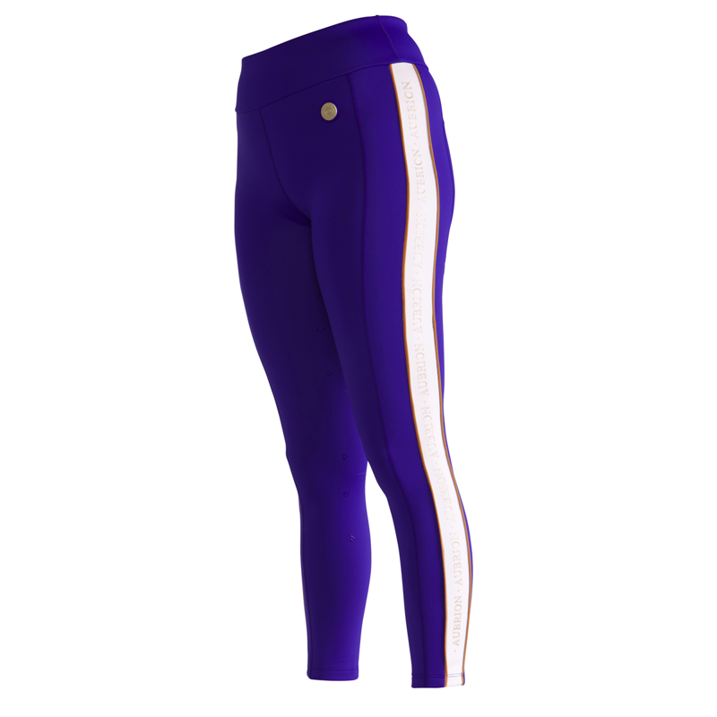 Aubrion Team Shield Riding Tights - Blue-1